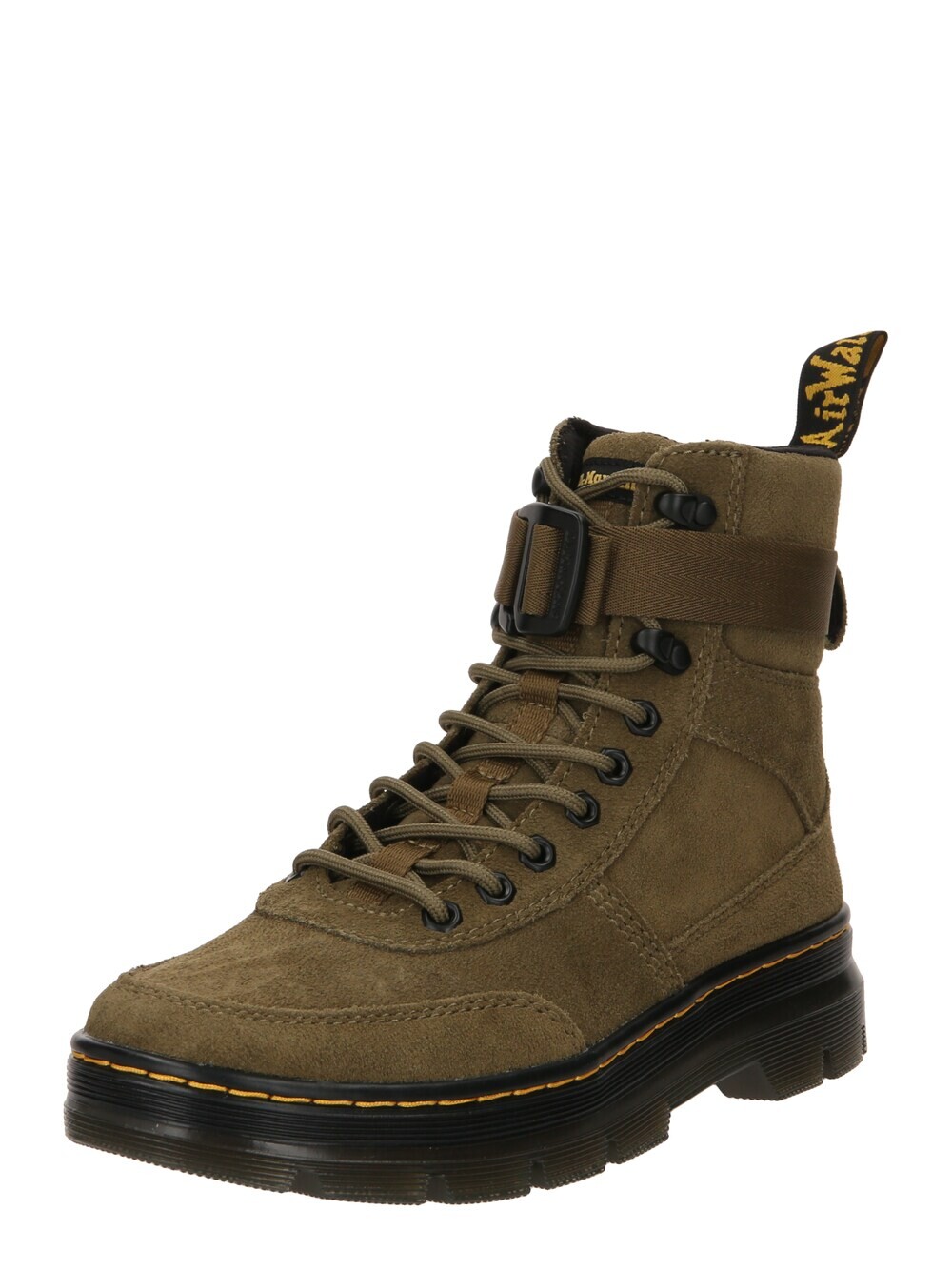 

Ботинки на шнуровке Dr. Martens Combs Tech, оливковое, Зеленый