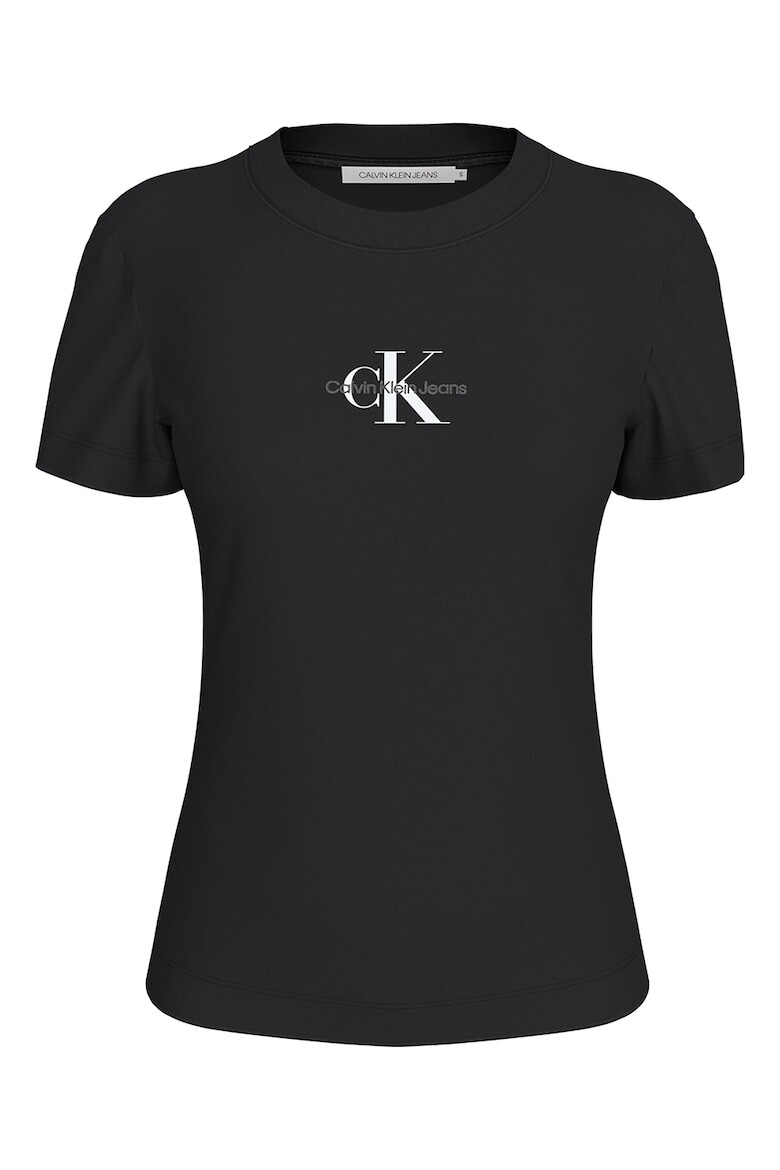 

Узкая футболка из хлопка Calvin Klein Jeans, черный