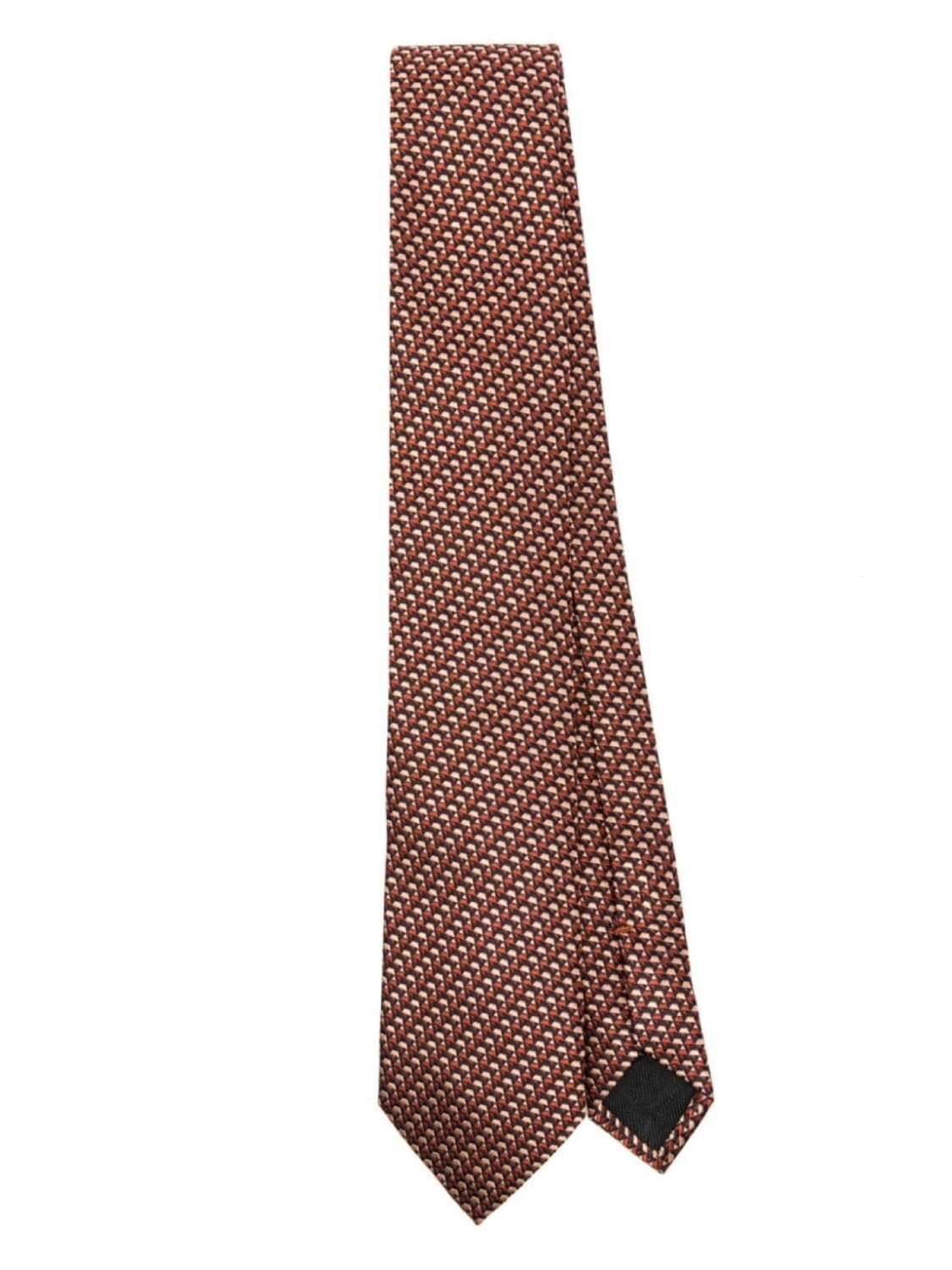 

Zegna шелковый галстук, коричневый