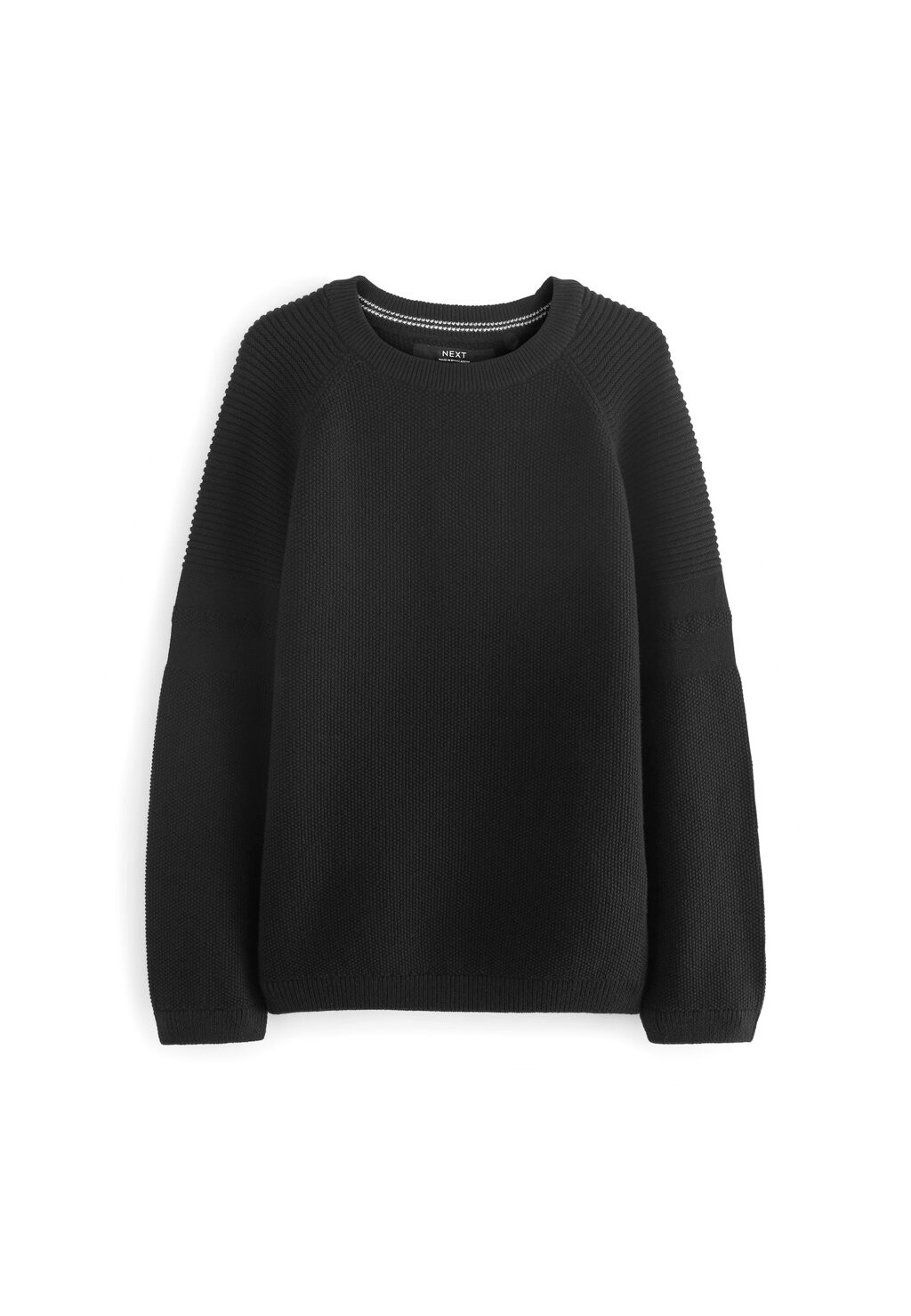

Джемпер TEXTURED CREW WITHOUT STAG Next, цвет black