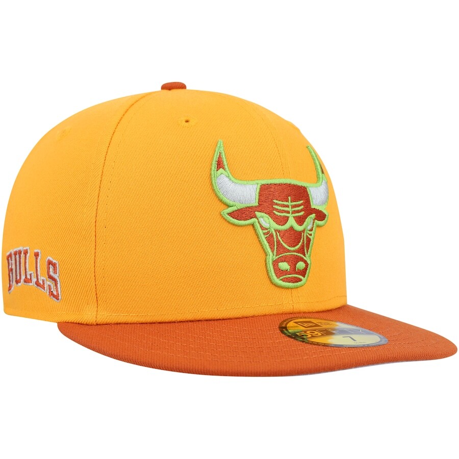 

Бейсболка New Era Chicago Bulls, золотой