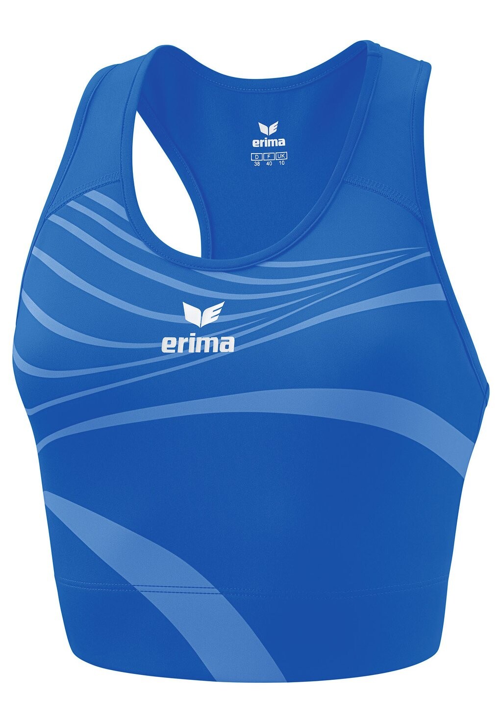 

Спортивный бюстгальтер средней поддержки RACING Erima, цвет new royal