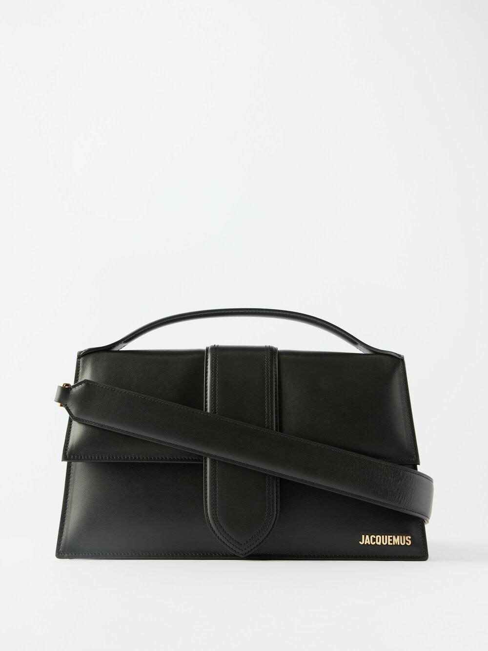 

Кожаная сумка через плечо bambinou Jacquemus, черный