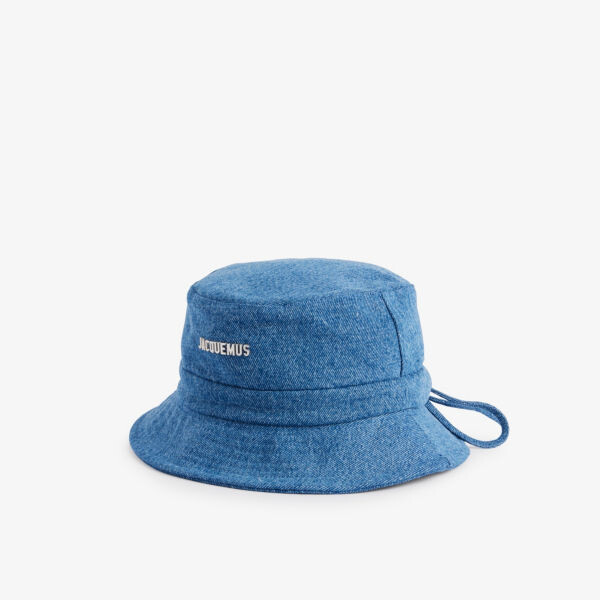 

Шляпа-Ведро Le bob gadjo из хлопковой смеси с фирменной табличкой Jacquemus, синий