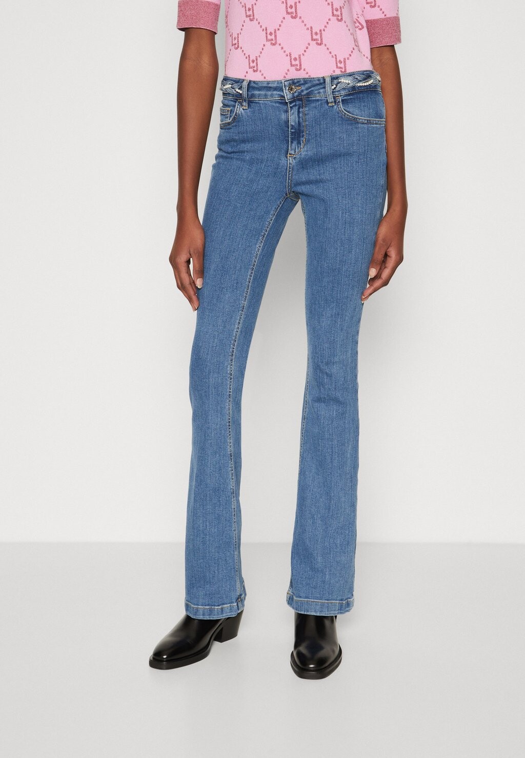 

Джинсы-клеш BEAT BRAID Liu Jo Jeans, синий
