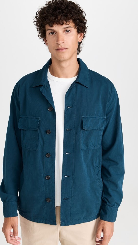 

Рубашка PS Paul Smith Ps Paul Smith Overshirt, нави