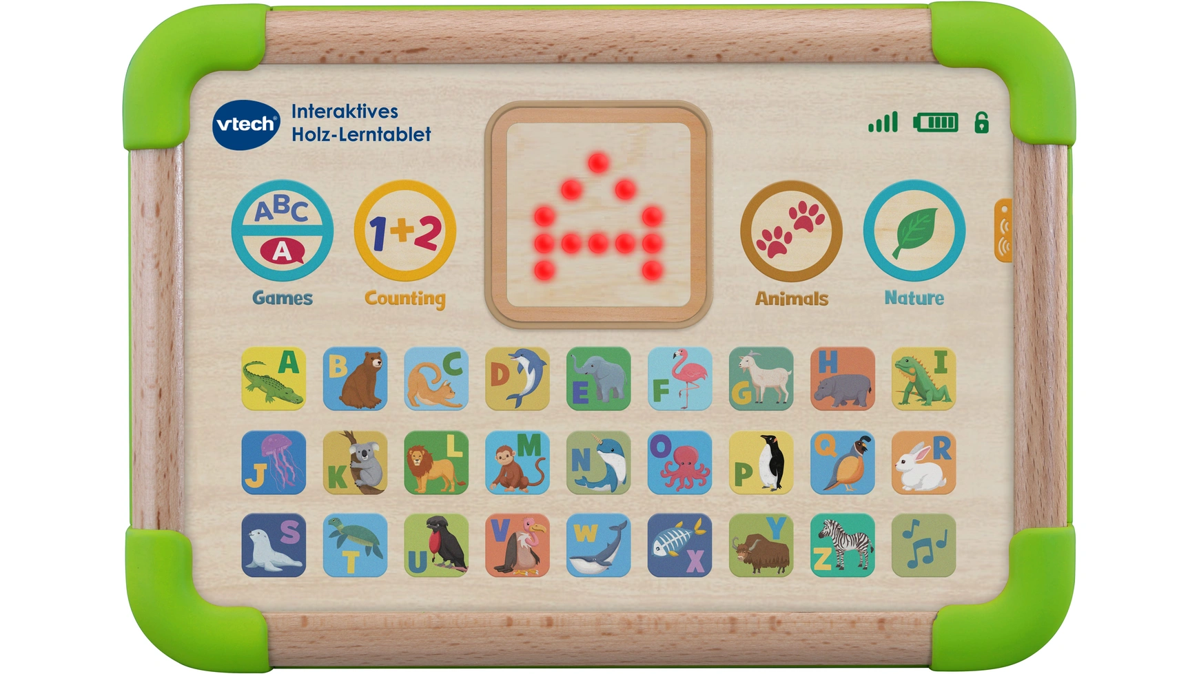 интерактивный обучающий планшет загадайка азбукварик VTech Baby Интерактивный деревянный обучающий планшет
