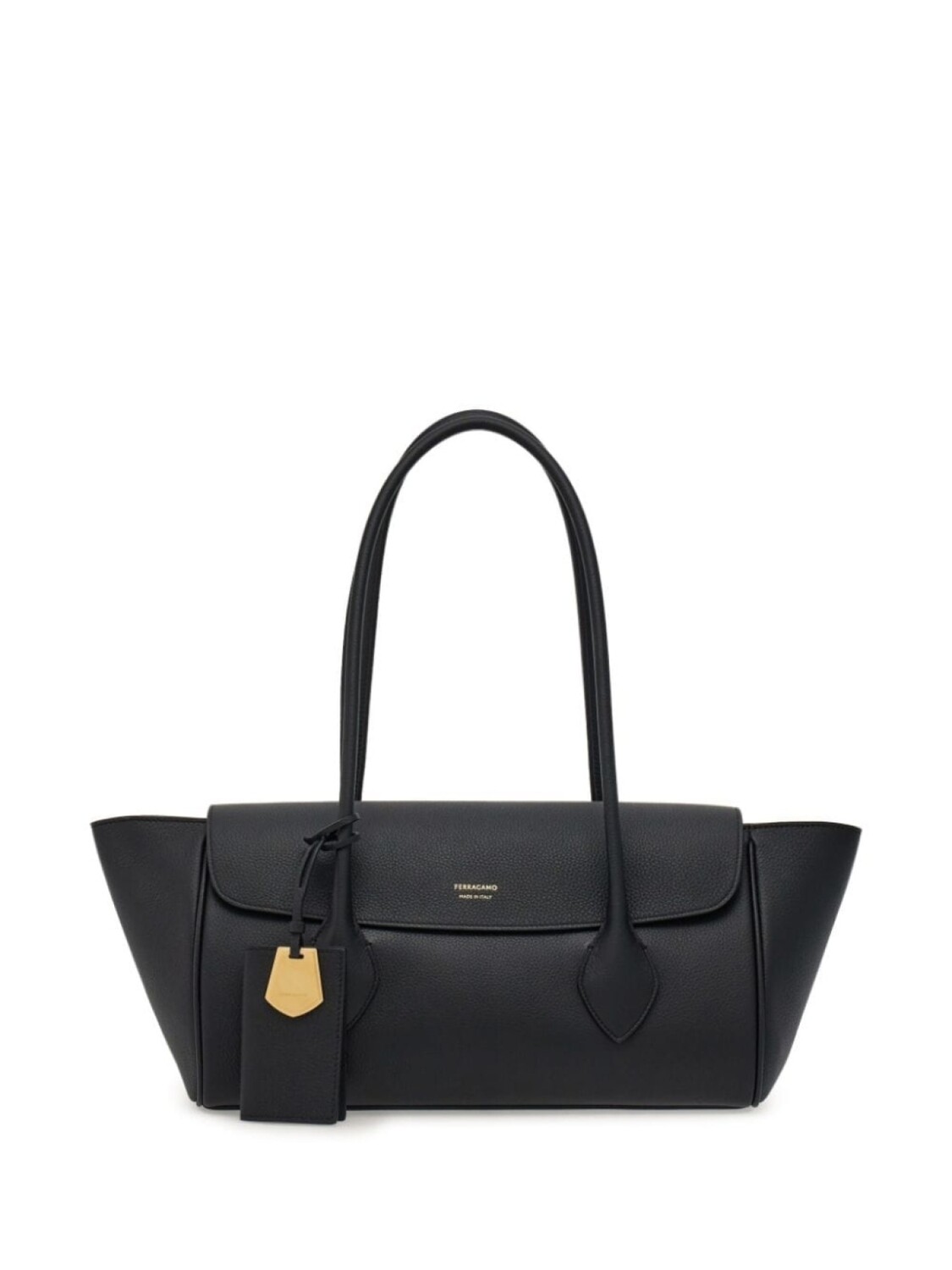 

Ferragamo сумка-тоут East-West среднего размера, черный