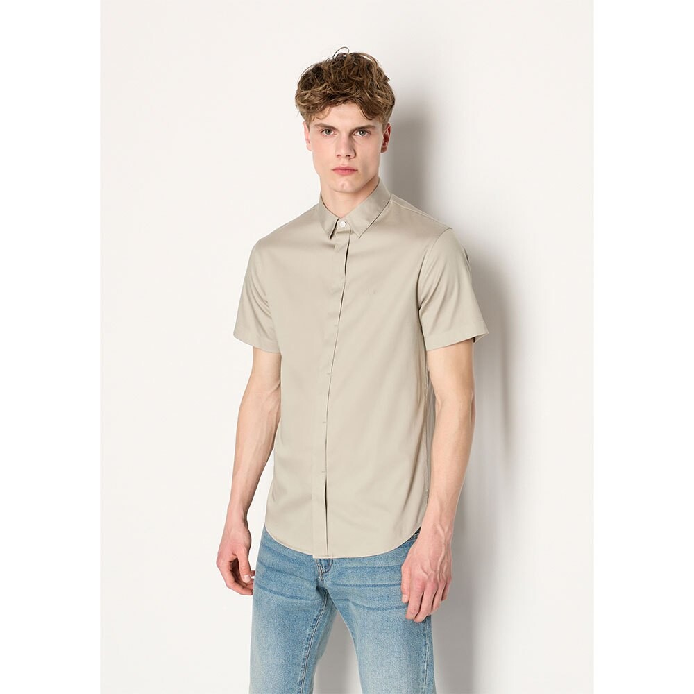 

Рубашка с длинным рукавом Armani Exchange 8NZCBF_ZN10Z, бежевый