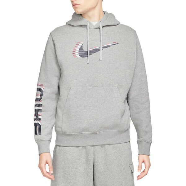 

Толстовка Nike Sportswear Club Pullover Hoodie 'Dark Grey Heather', серый
