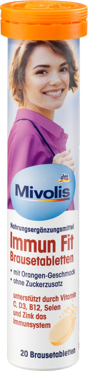 Таблетки шипучие Immune Fit 20 шт. 80 г. Mivolis