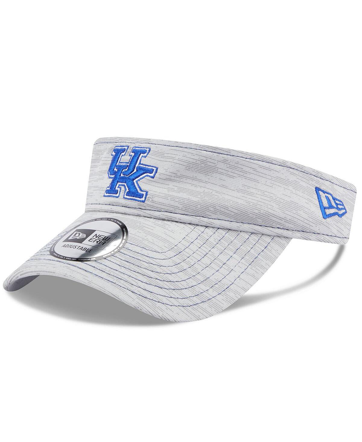 

Мужской серый регулируемый козырек с логотипом Kentucky Wildcats New Era