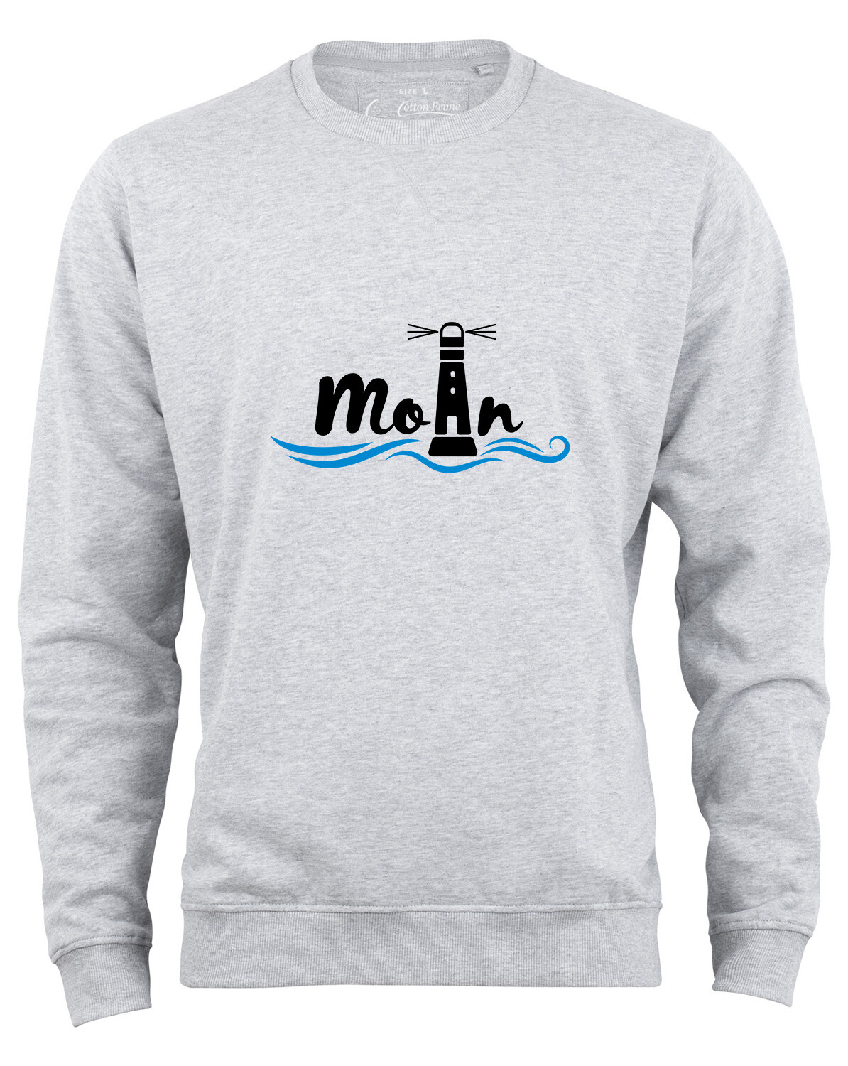 

Толстовка Cotton Prime Leuchtturm Moin, серый меланж