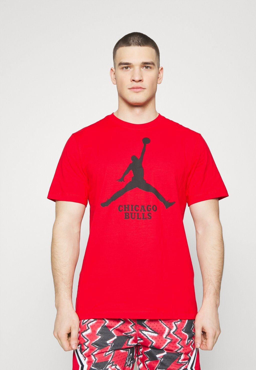 

Спортивная футболка Nike Nba Chicago Bulls Tee, университетская красная