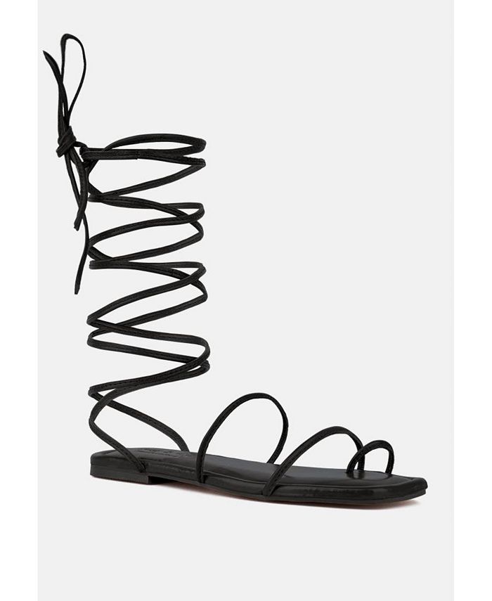 Женские летние кожаные туфли с кольцом на большом пальце ноги Rag & Co, черный сандалии детские летние на мягкой подошве размеры 28 39