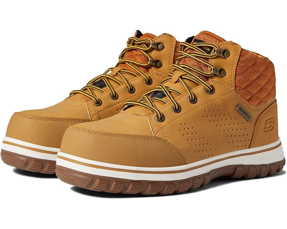 Ботинки SKECHERS Work Mccoll Comp Toe, цвет Wheat