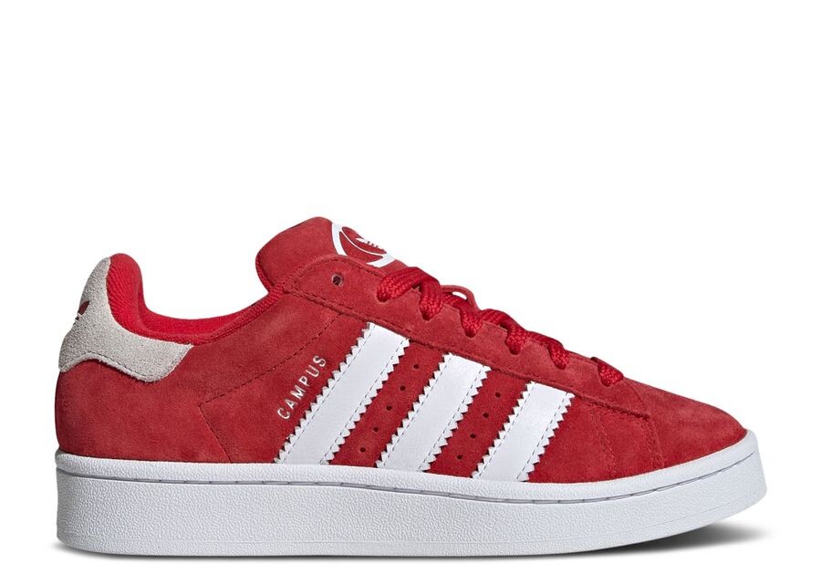 

Кроссовки adidas Campus 00S J 'Scarlet - White Heel Tab', красный