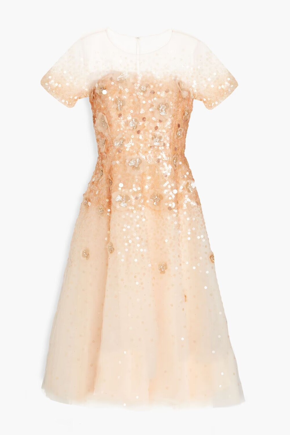 

Украшенное платье из тюля Carolina Herrera, цвет Blush
