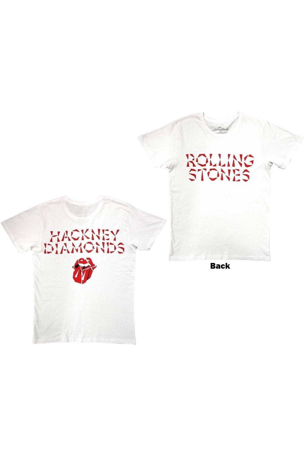 

Футболка Hackney Diamonds с принтом на спине The Rolling Stones, белый
