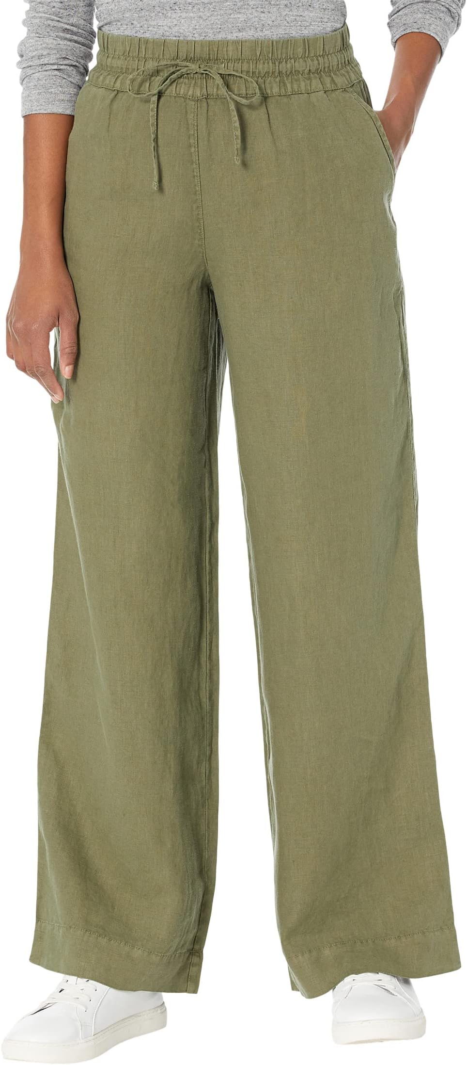 Легкие брюки Two Palms с высокой посадкой Tommy Bahama, цвет Tea Leaf