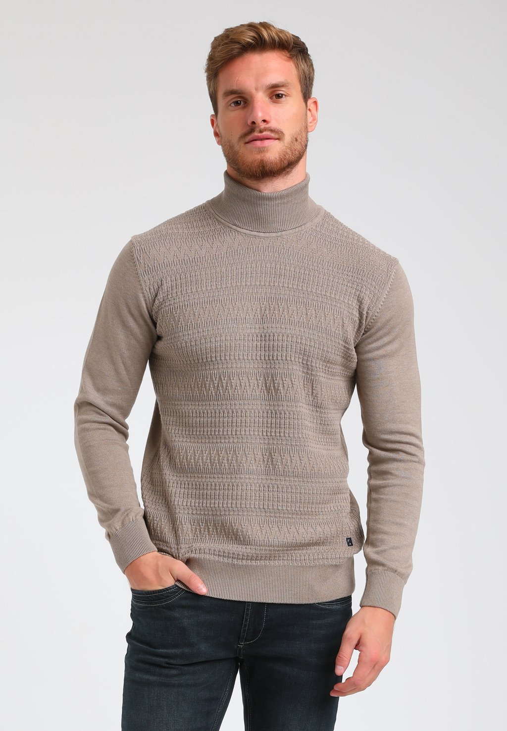 цена Вязаный свитер Gabbiano, цвет soft taupe