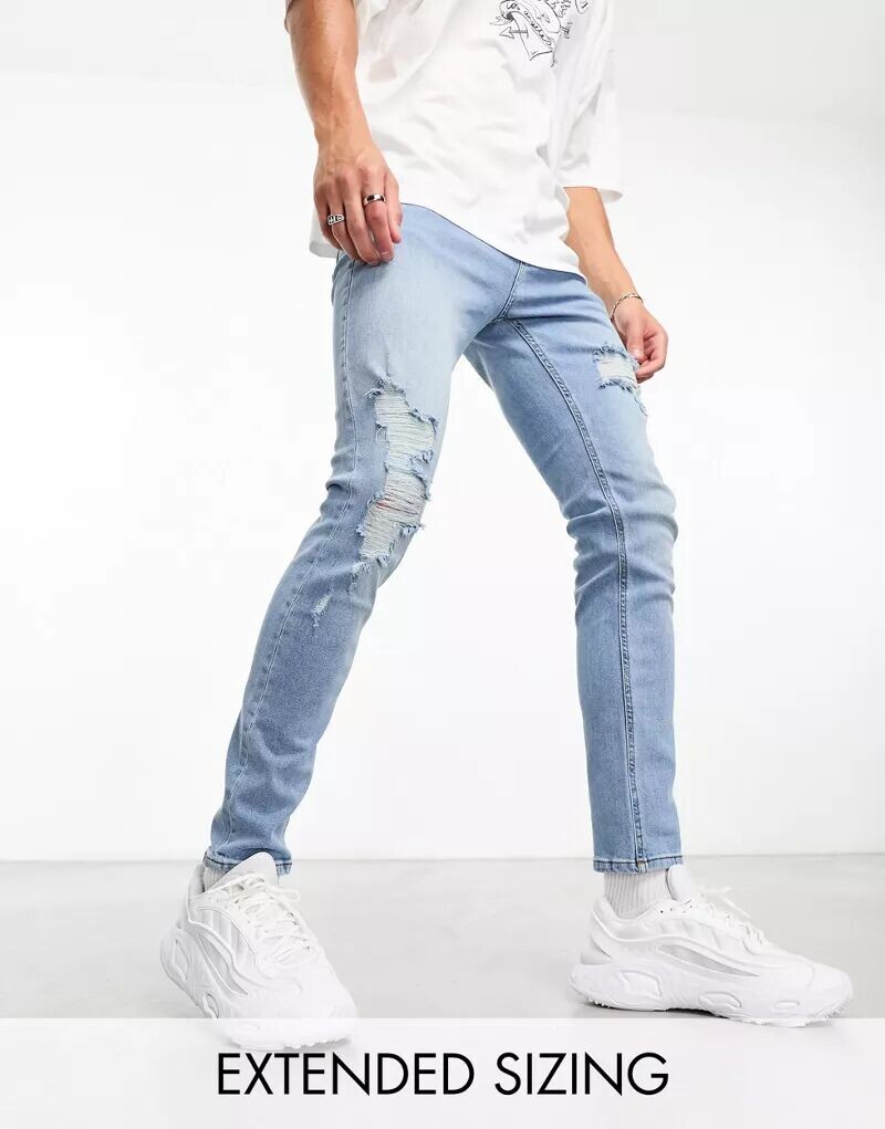 

Голубые джинсы скинни ASOS