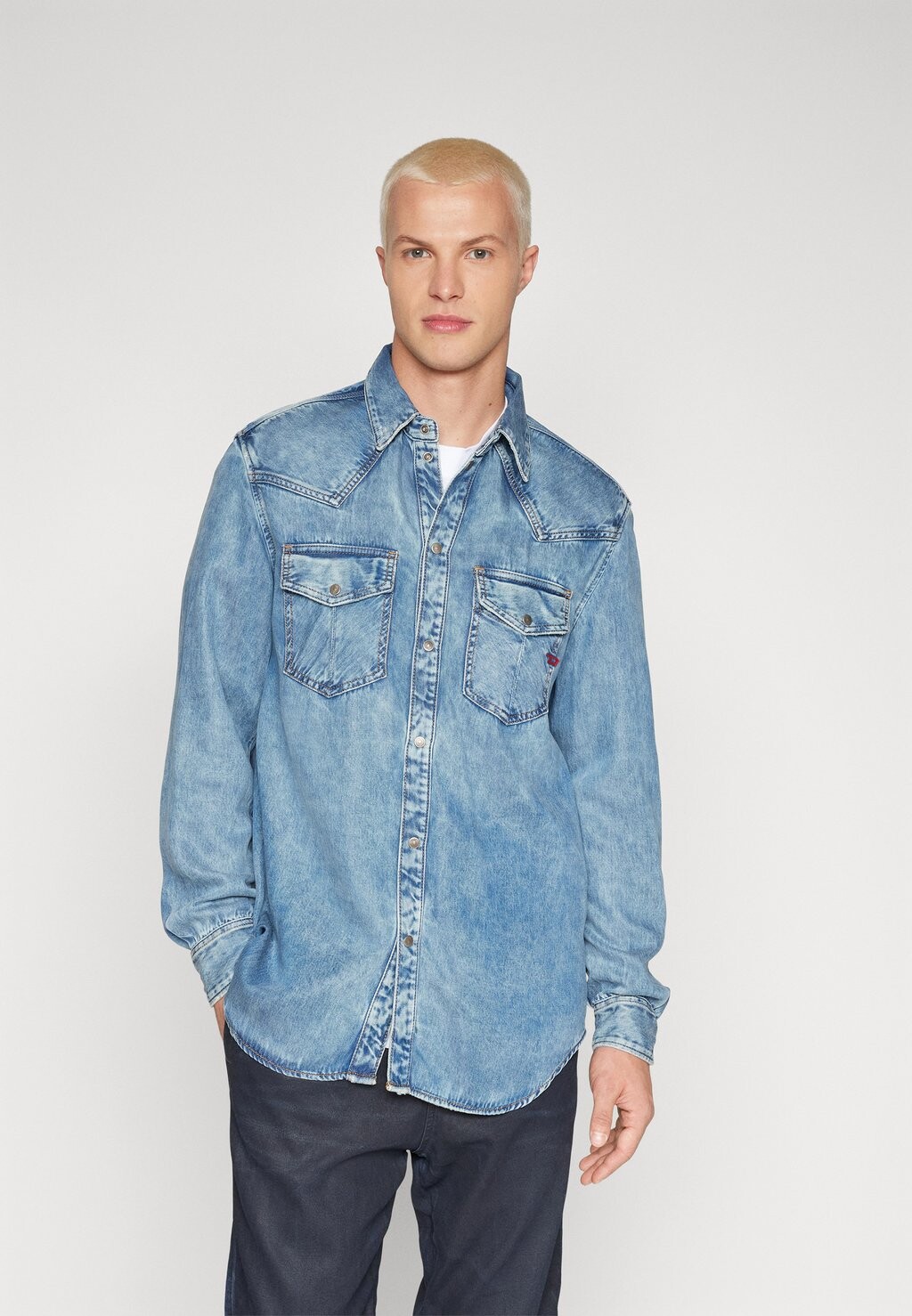 

Рубашка Ocean Diesel, цвет blue denim