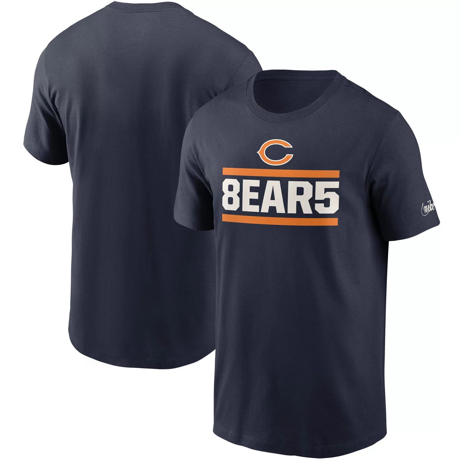 Мужская темно-синяя футболка Nike Chicago Bears Hometown Collection 8ear5