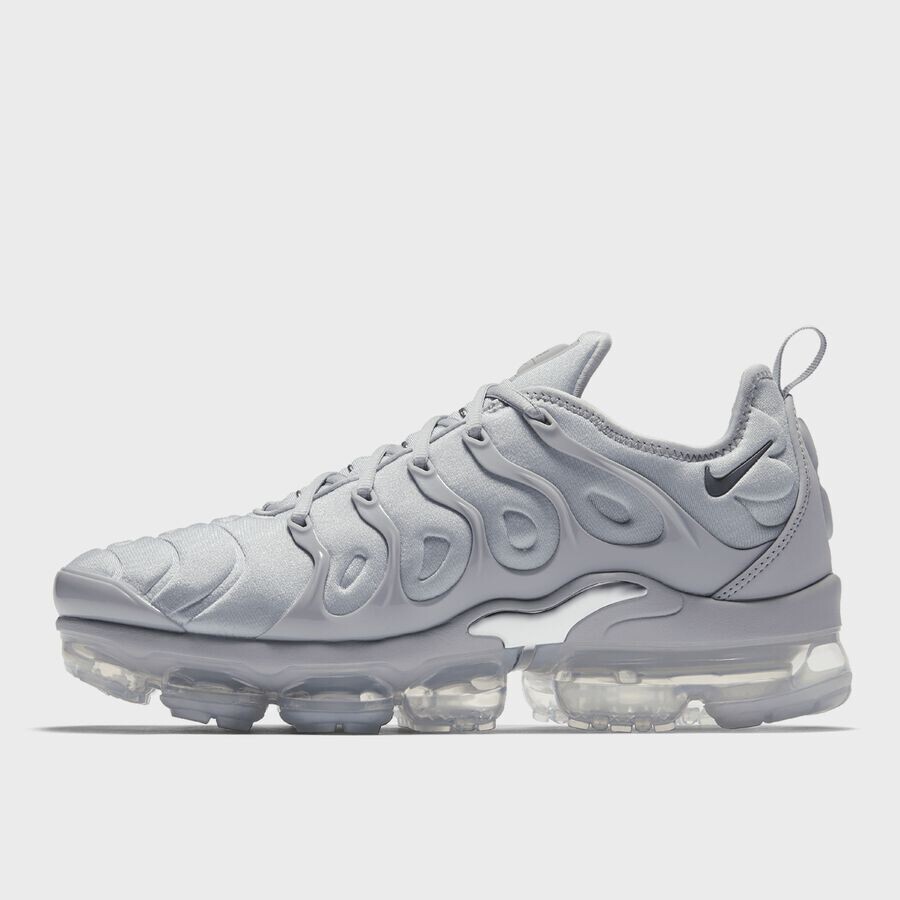 

Кроссовки Air VaporMax Plus NIKE, цвет wolf grey/dark grey-metallic silver