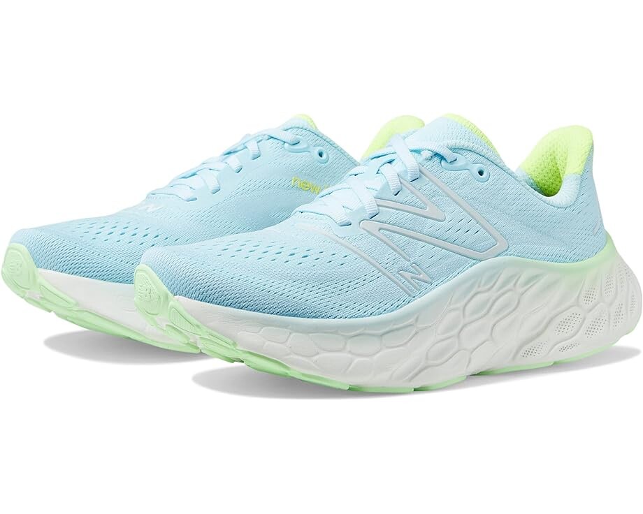

Кроссовки New Balance Fresh Foam X More v4, цвет Blue/Green Aura