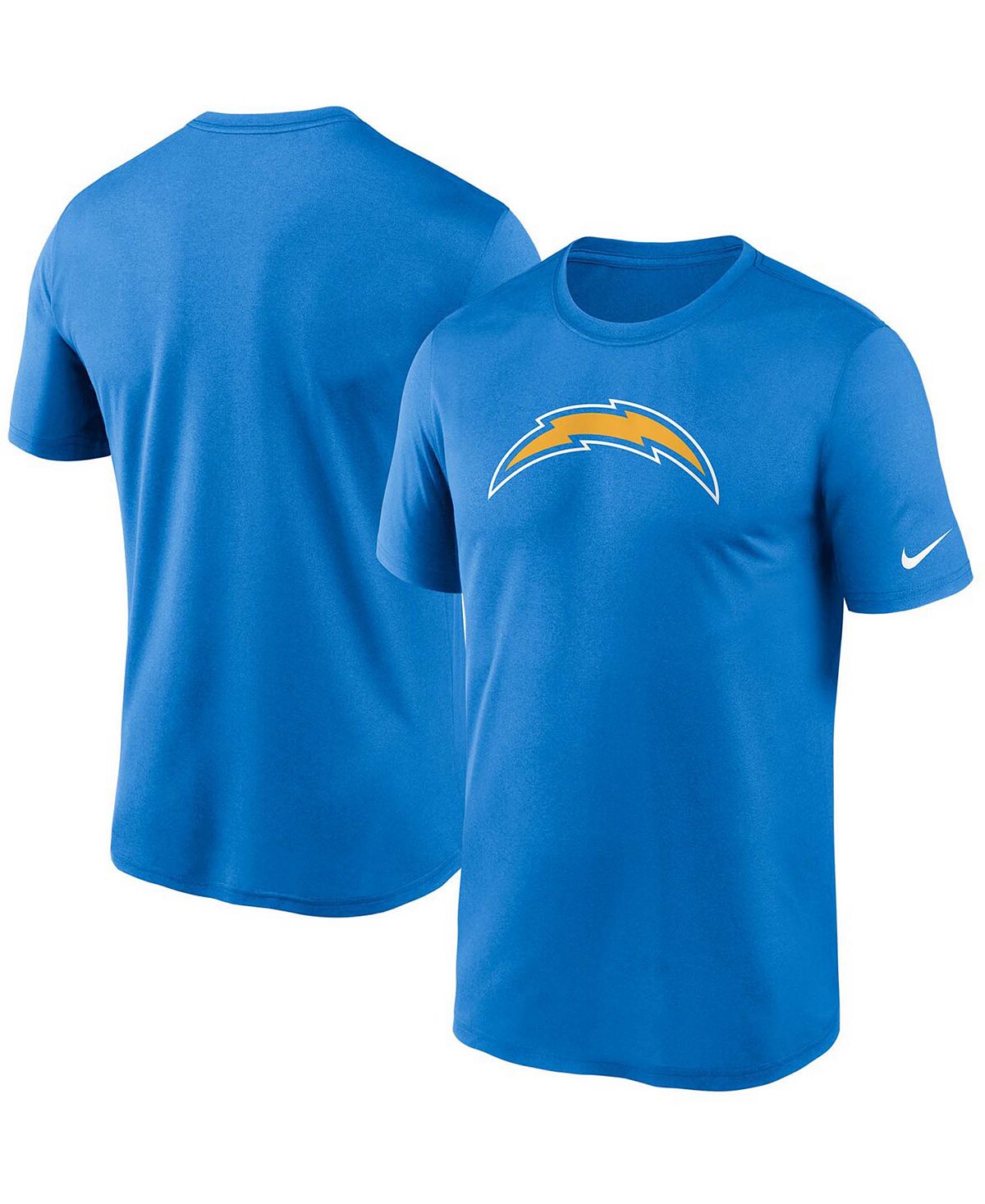 Мужская футболка Big and Tall Powder Blue Los Angeles Chargers с логотипом Essential Legend Performance Nike
