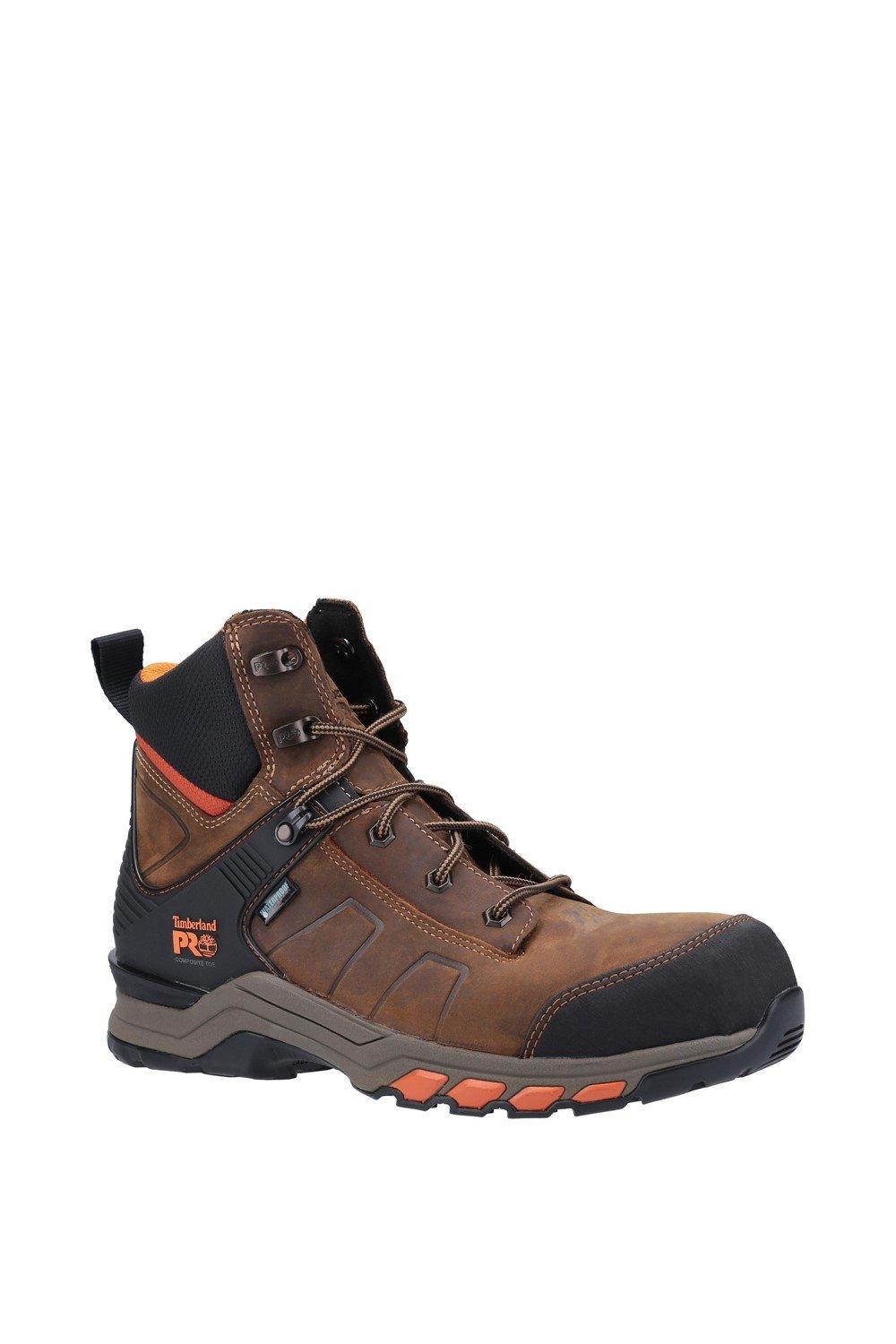 Кожаные защитные ботинки Hypercharge Work Timberland Pro, коричневый