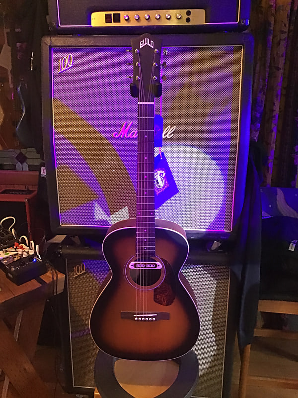 Акустическая гитара Guild Westerly Collection M-240E Troubadour with Pau Ferro Fretboard 2019 - Present - Sunburst