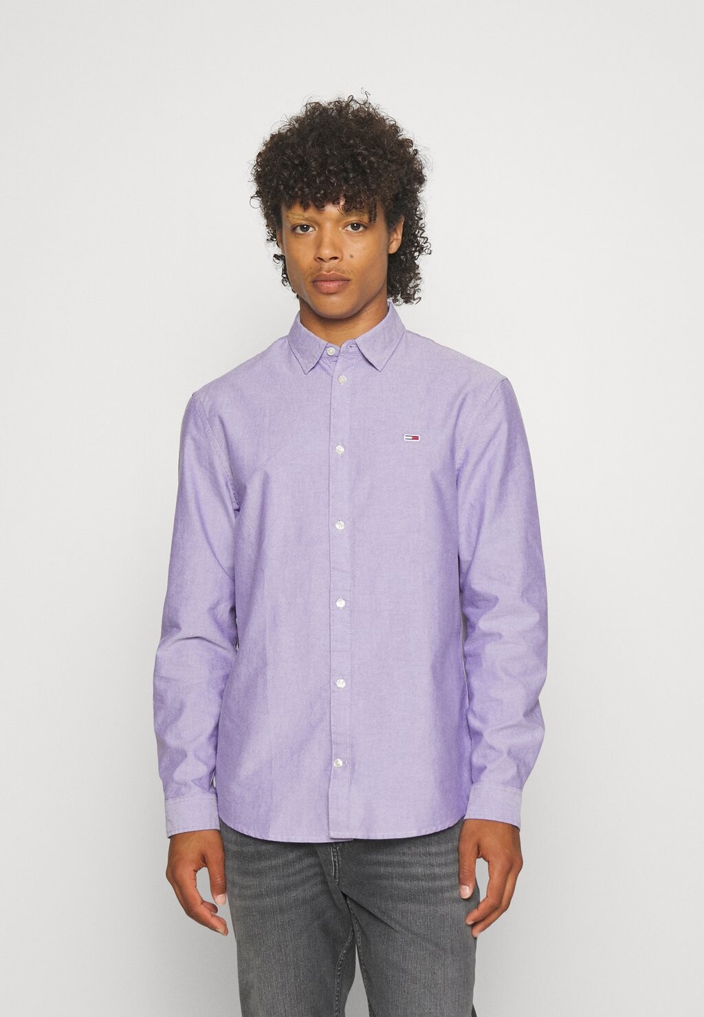 

Рубашка Classic Oxford Shirt Tommy Jeans, фиолетовый