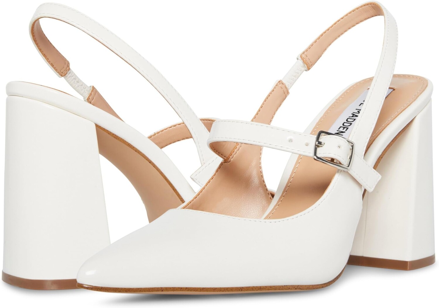 

Туфли Maegan Steve Madden, белая кожа