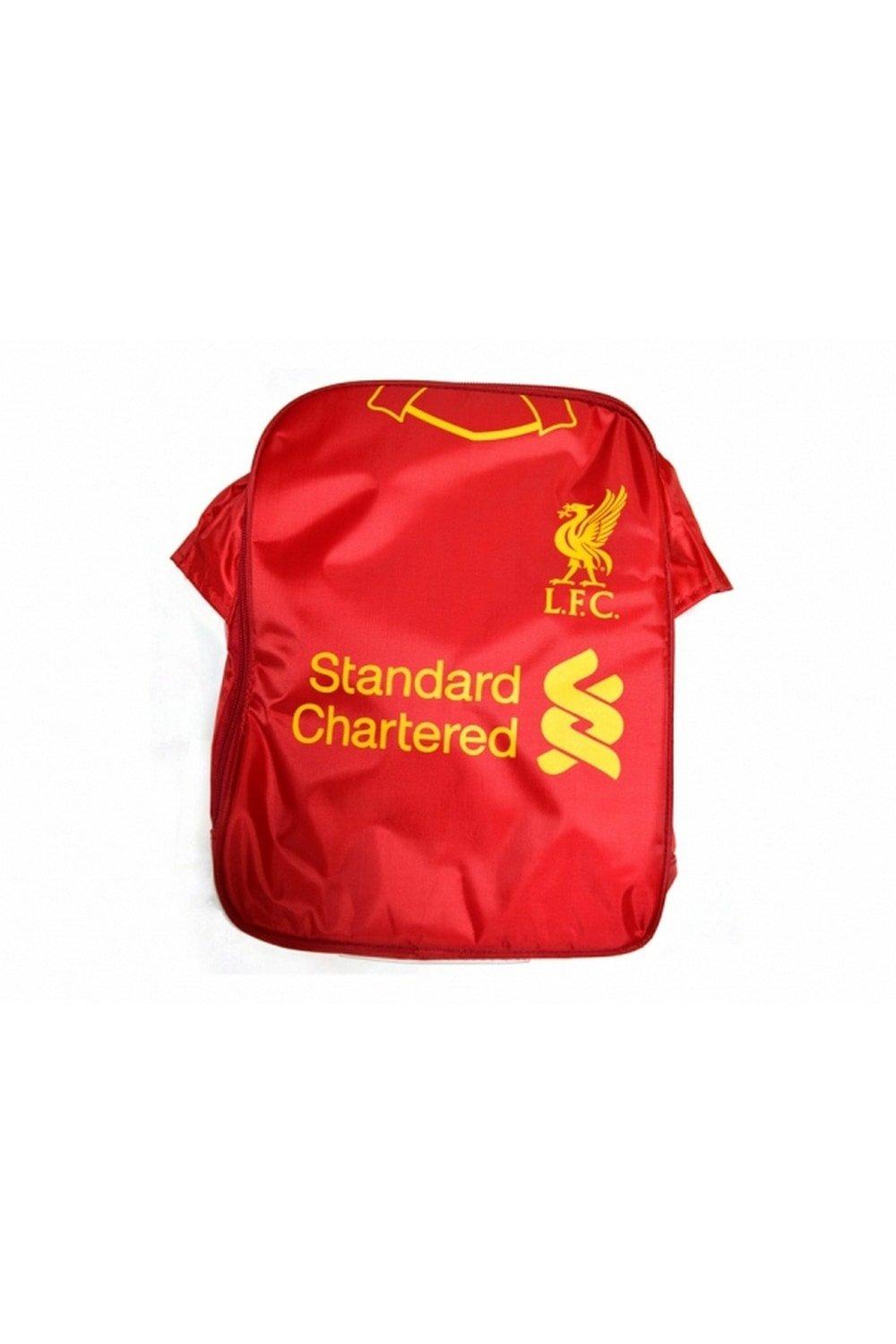 изолированная сумка для обеда pokemon черный Сумка для обеда Liverpool FC, красный