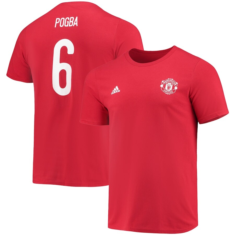

Футболка с коротким рукавом adidas Manchester United, красный