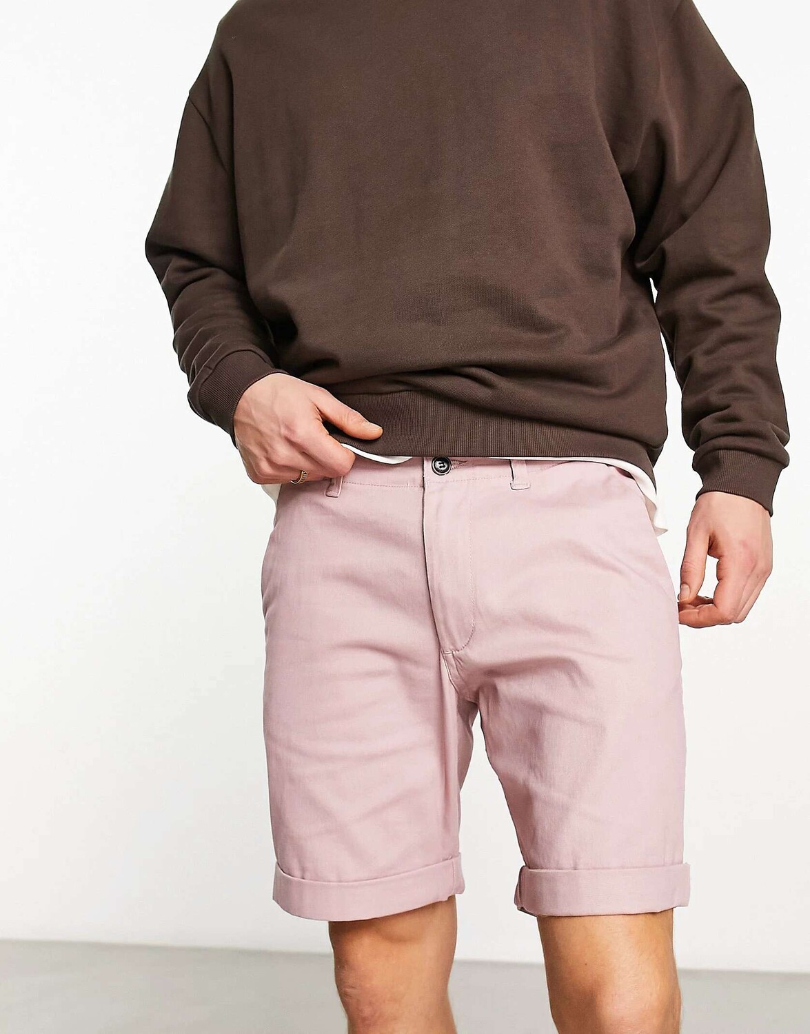 

Темно-розовые узкие чиносы Jack & Jones Intelligence