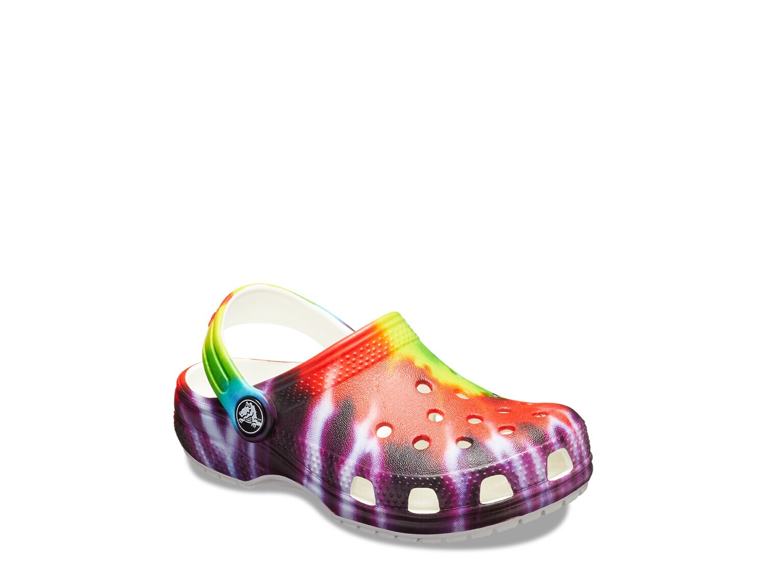 Сабо Crocs Classic Tie-Dye Graphic, мультиколор сабо crocs classic seasonal graphic цвет limeade glow in the dark