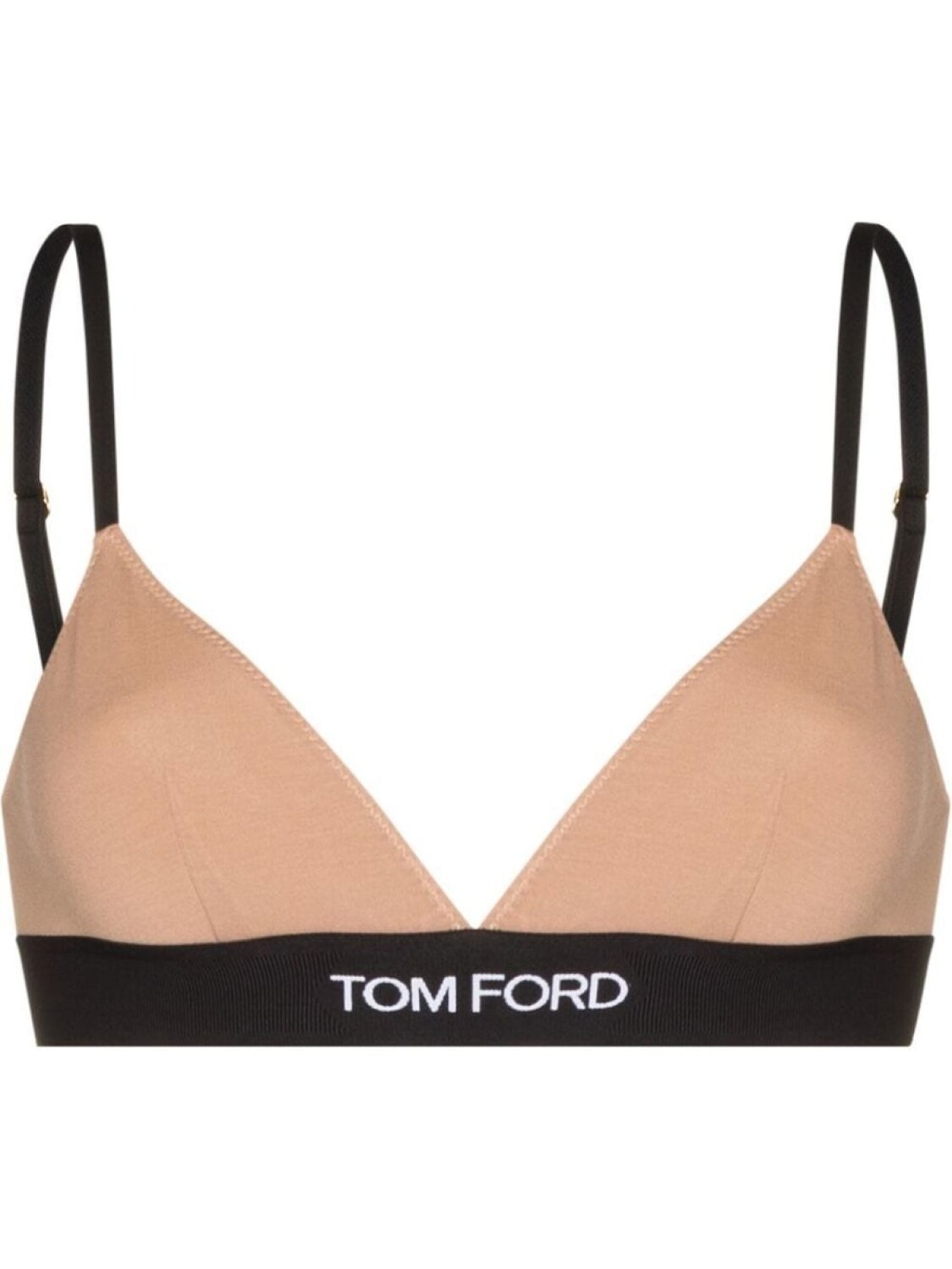 

TOM FORD бюстгальтер с треугольными чашками и логотипом, розовый
