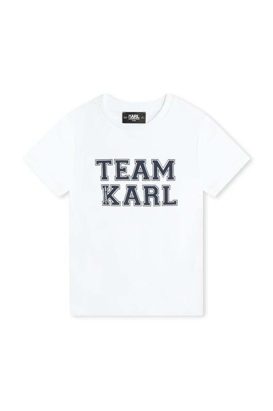 

Karl Lagerfeld Детская хлопковая футболка, белый