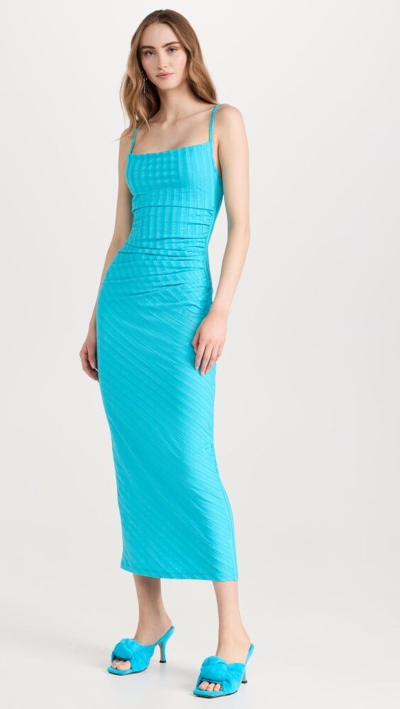 

Платье Jonathan Simkhai STANDARD Annalyse Compact Rib Jersey Midi Slip
