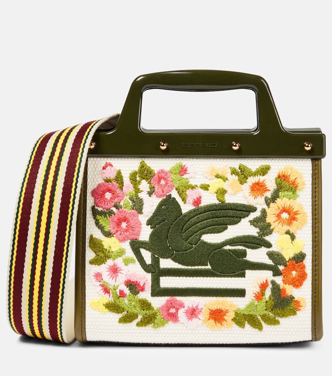 

Сумка-тоут Love Trotter Mini с вышивкой Etro, разноцветный