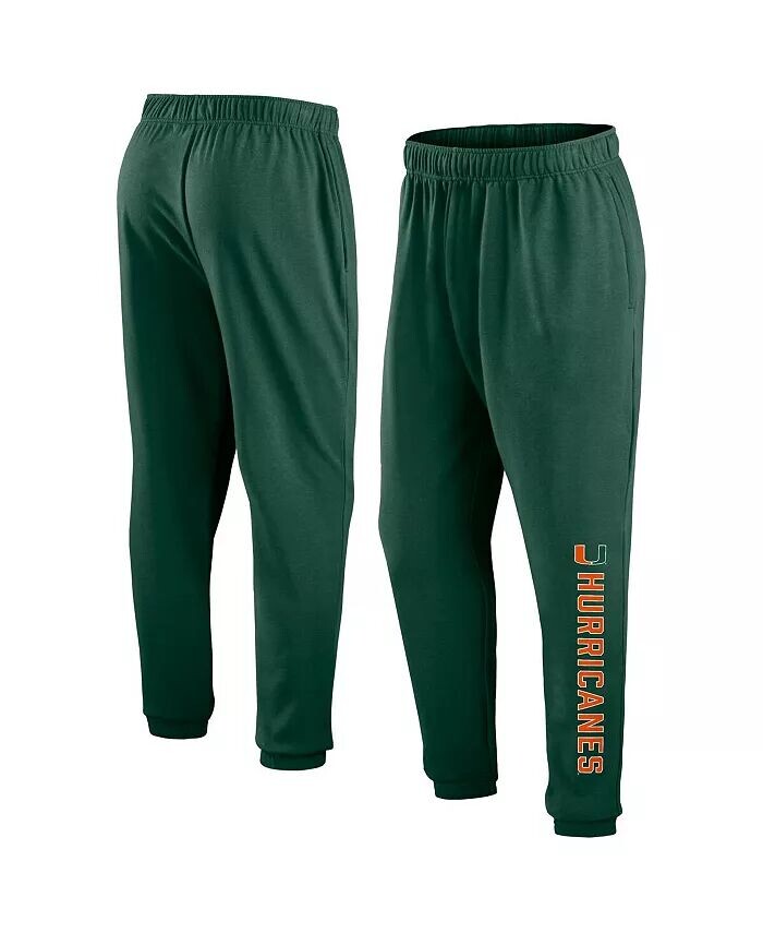 

Мужские зеленые спортивные штаны из флиса Miami Hurricanes Chop Block Fanatics, зеленый