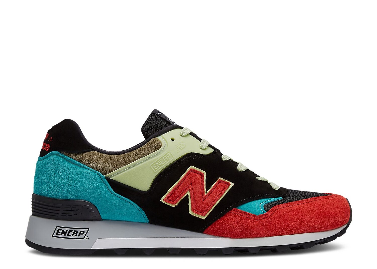 

Кроссовки New Balance 577 Made In England 'Black Multi-Color', разноцветный