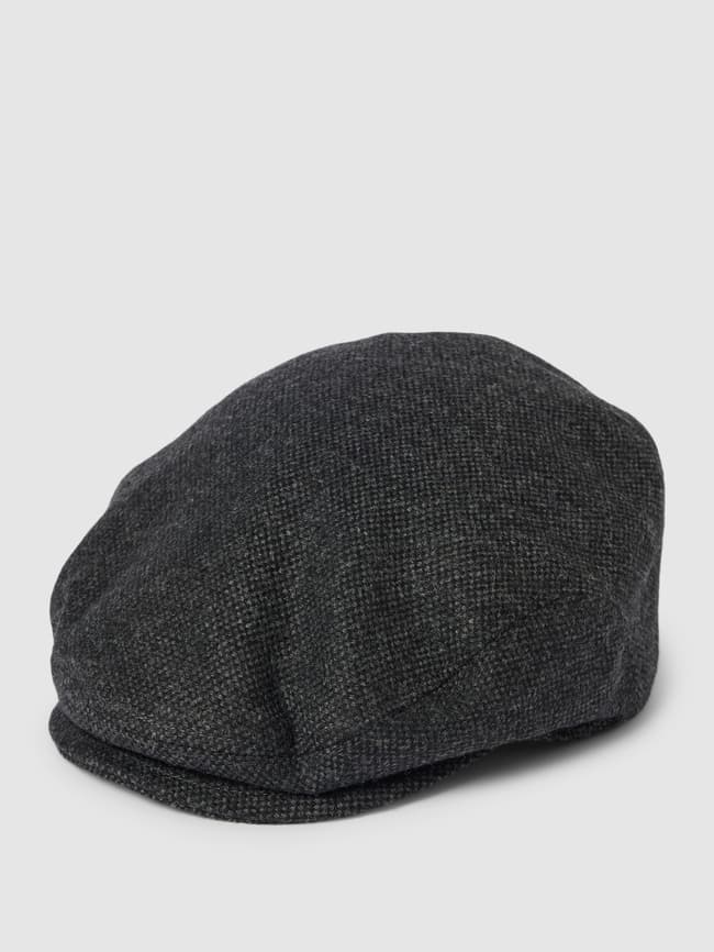 Плоская кепка с мелким узором, модель «GATSBY» Müller Headwear, темно-серый плоская шапка ушанка модель гэтсби müller headwear черный