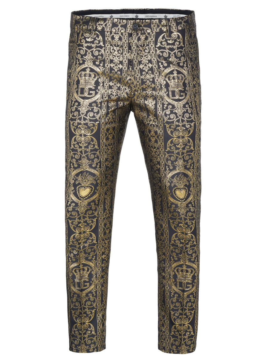 

Брюки Dolce & Gabbana, золотой