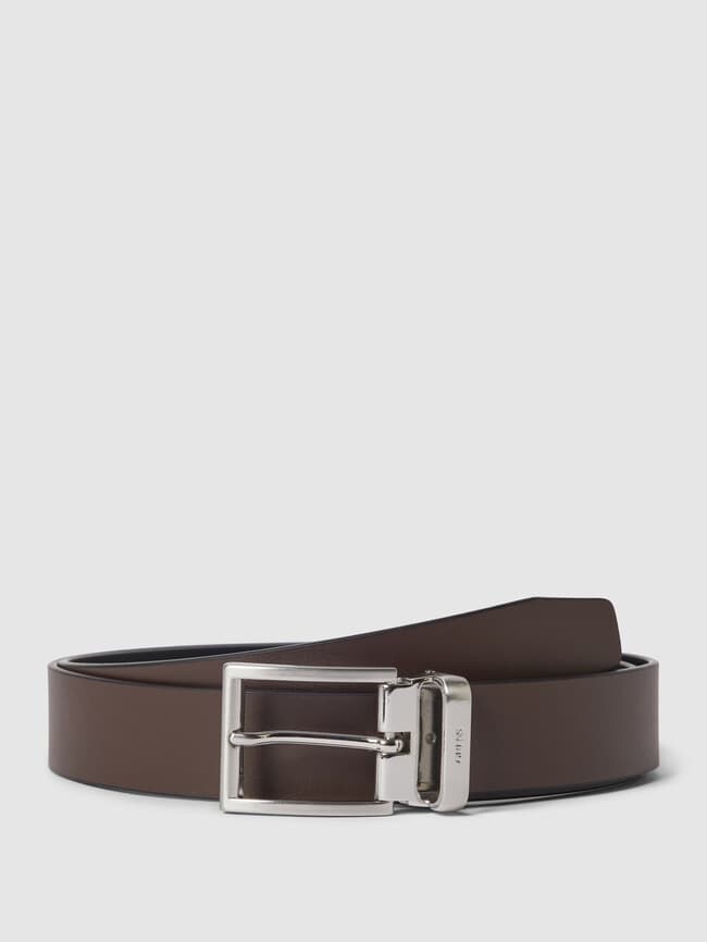 

Ремень со сплошным узором модель ADJUSTABLE BELT Guess, темно-коричневый