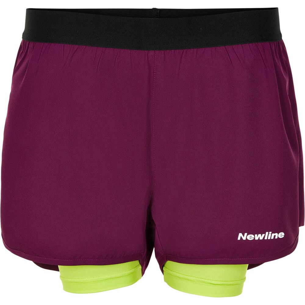 

Тайтсы Newline Shorts 2-Lay, фиолетовый