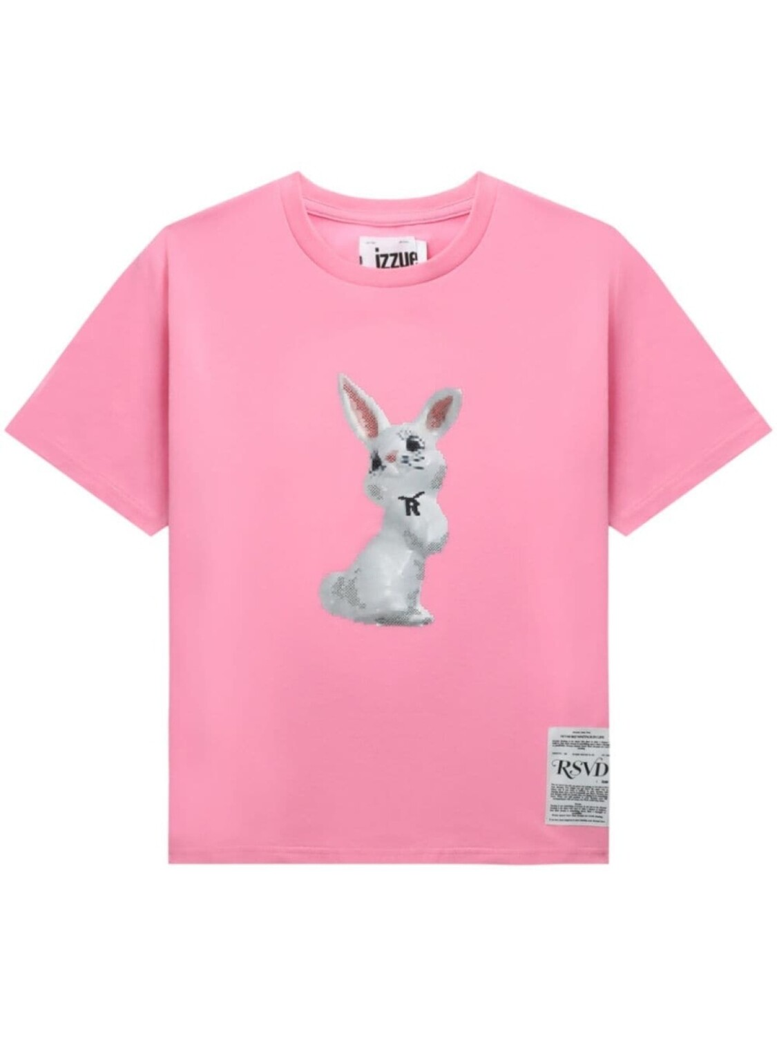 

Футболка с принтом Bunny izzue, розовый